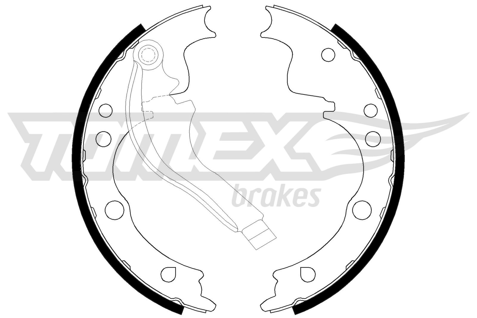 Sada brzdových čeľustí TOMEX Brakes
